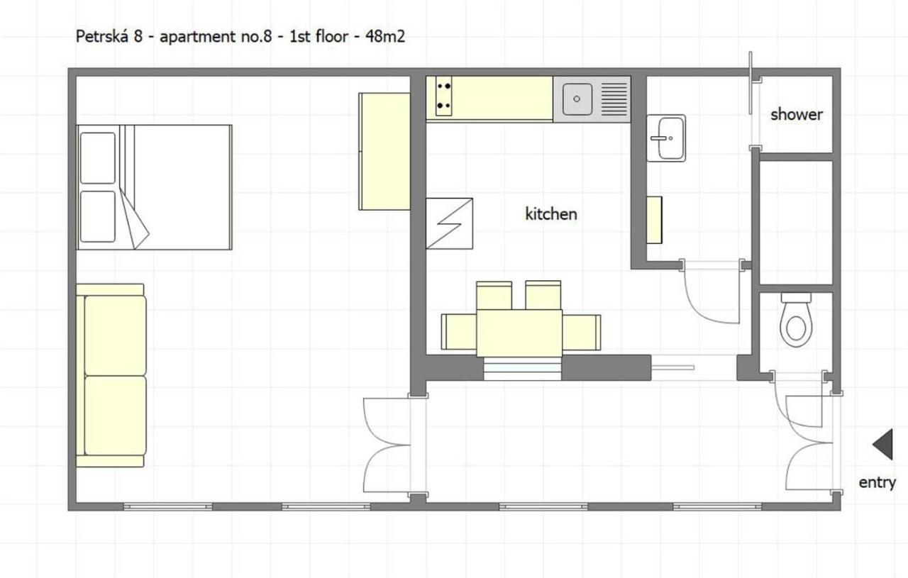 Peter'S Tower Apartments Prága Kültér fotó